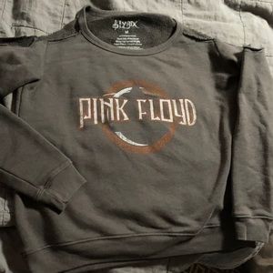 Pink Floyd gray cold shoulder sweatshirt size M